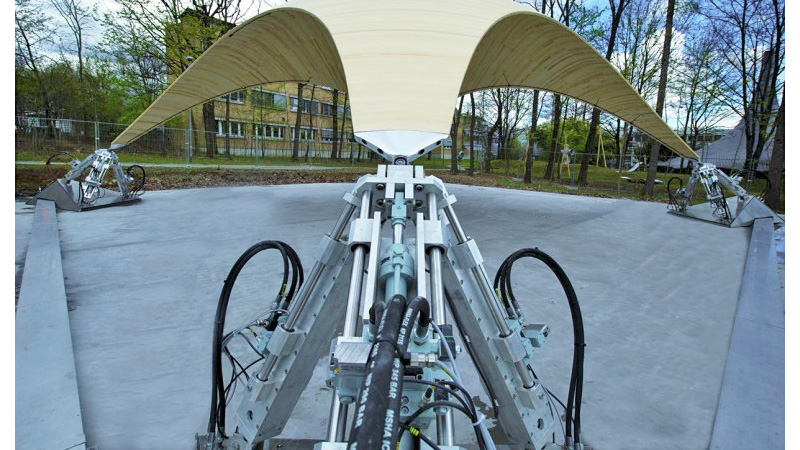 Illustration for article titled Hydraulics Let This Lightweight Roof Automatically Adapt To Changing Stresses